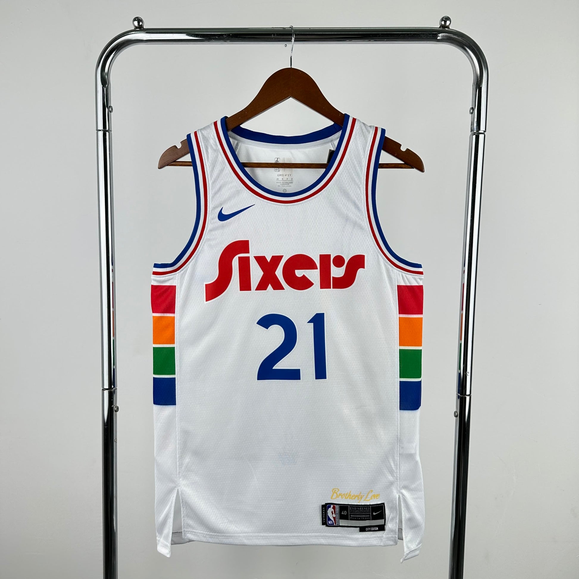Season 25 76ers City Edition 21#Embiid S-XXL