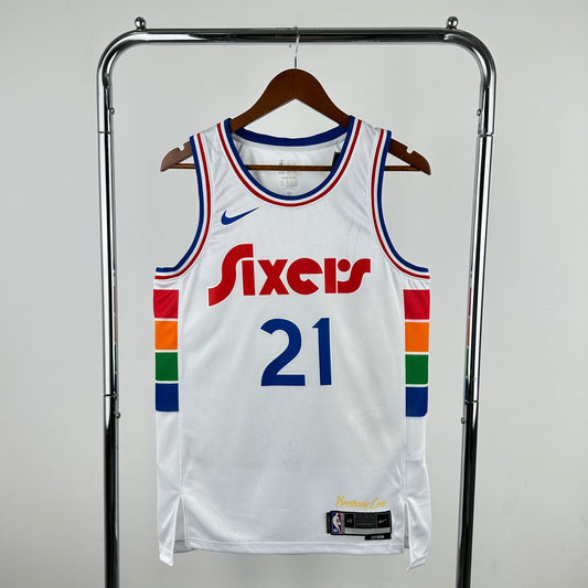 Season 25 76ers City Edition 21#Embiid S-XXL