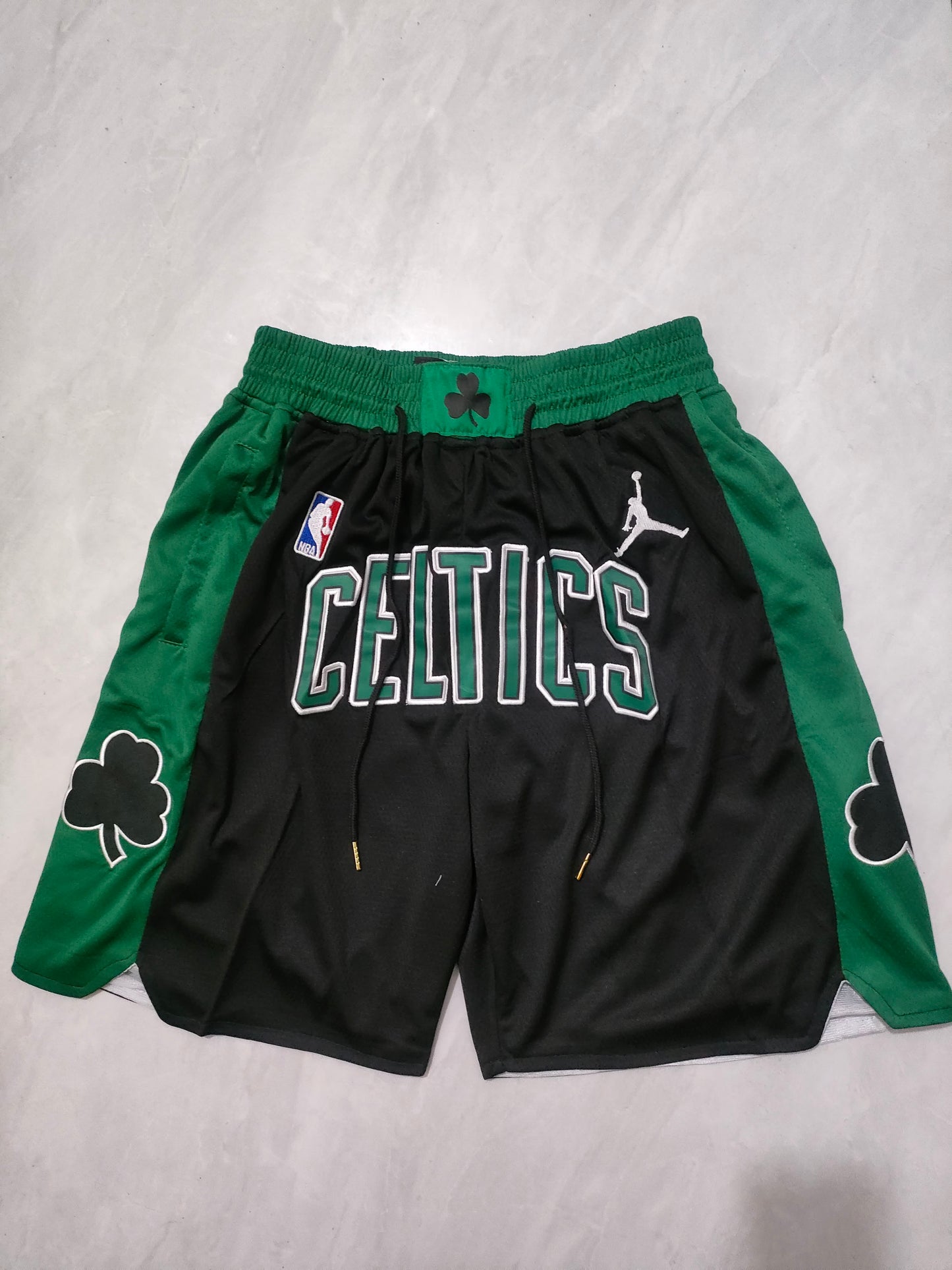 NBA Celtics Black City Pocket Shorts