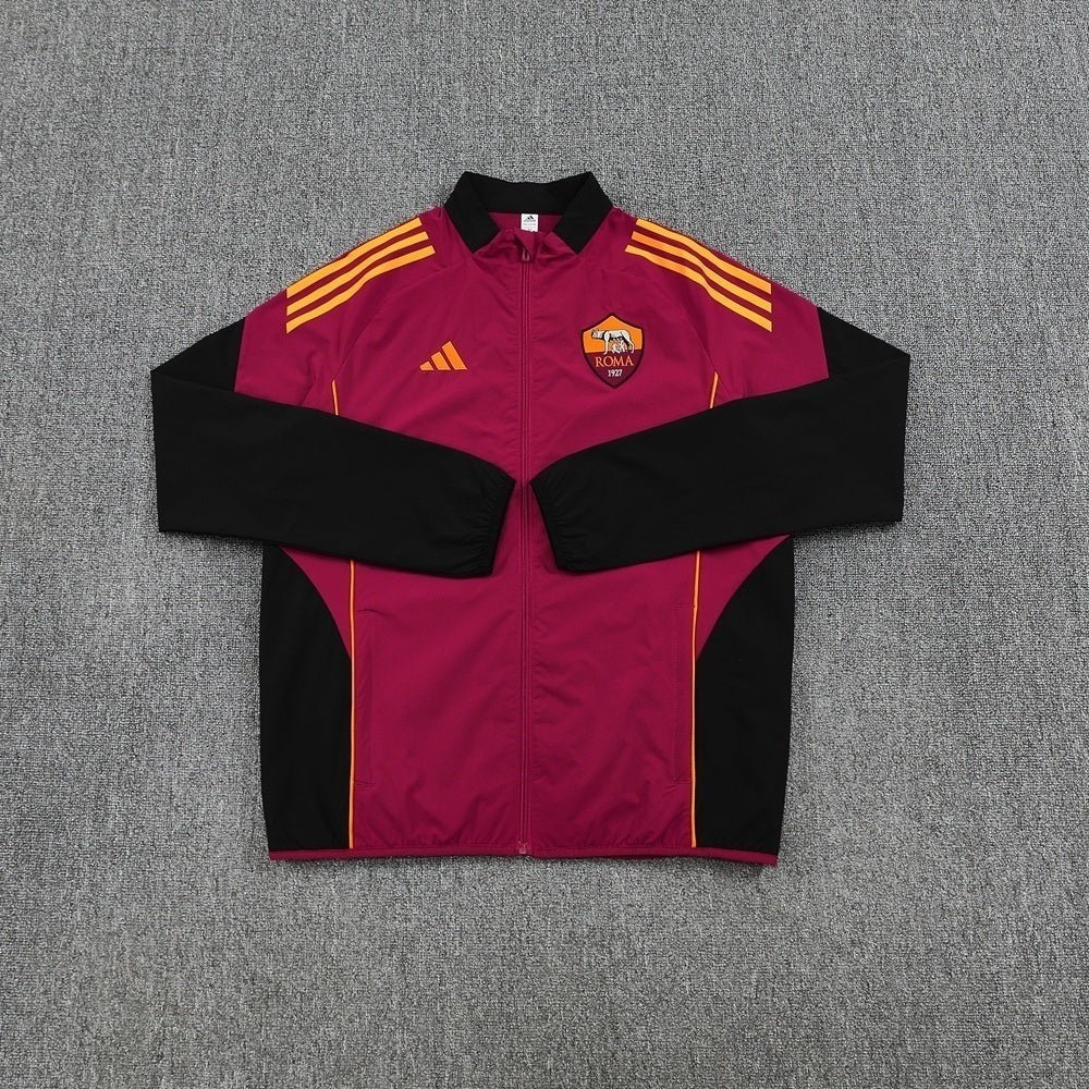 25/26 Roma Jujube Red Windbreaker S-XXL