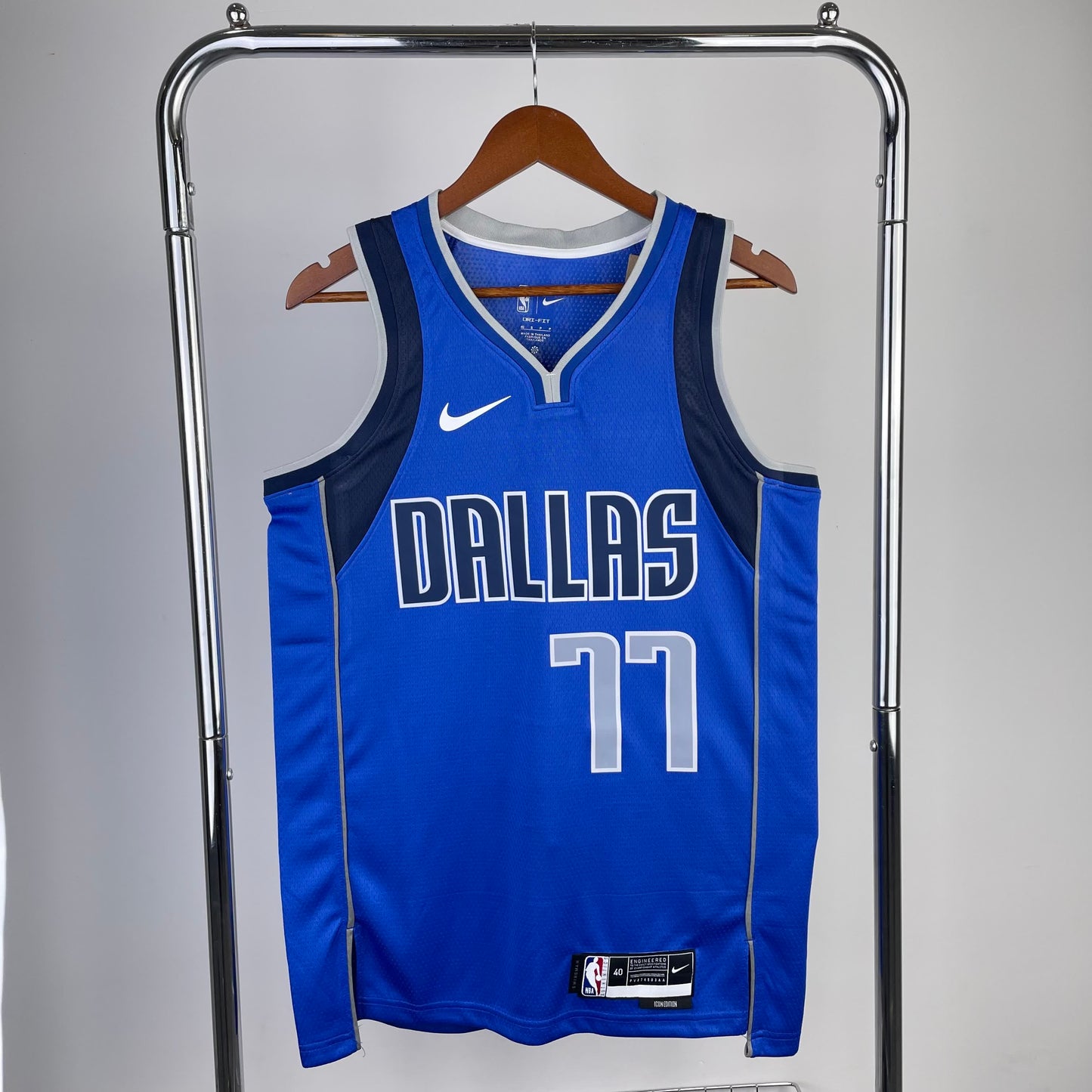 23 Season Mavericks Blue 77 # Doncic