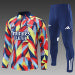 /26 Arsenal Yellow Red Half Pull Training Suit (Adults&amp;Kids)8