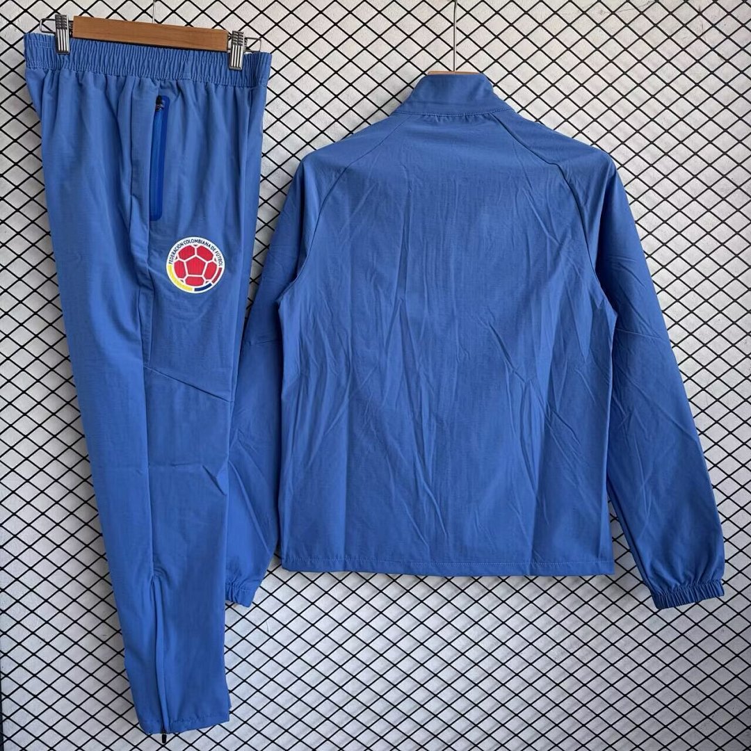 Colombia Deep Blue Windbreaker Set S-3XL5