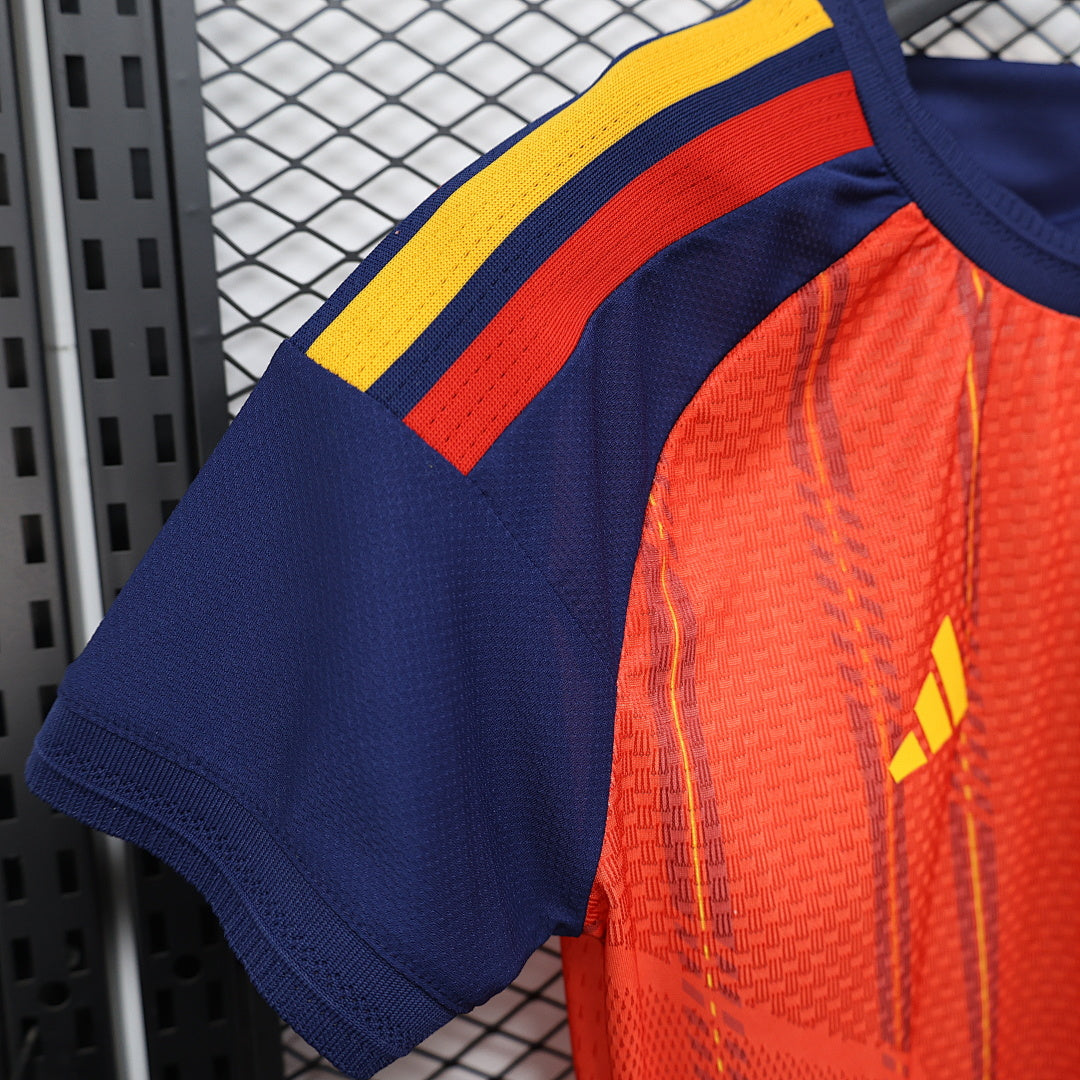 Women # Spain Home Player Edition Yupoo Soccer Jerseys S-XXL5