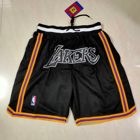 Lakers MVP Black Pocket Shorts