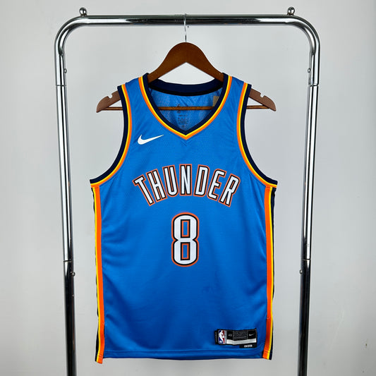 23 Season Thunder Blue 8 # Williams S-XXL
