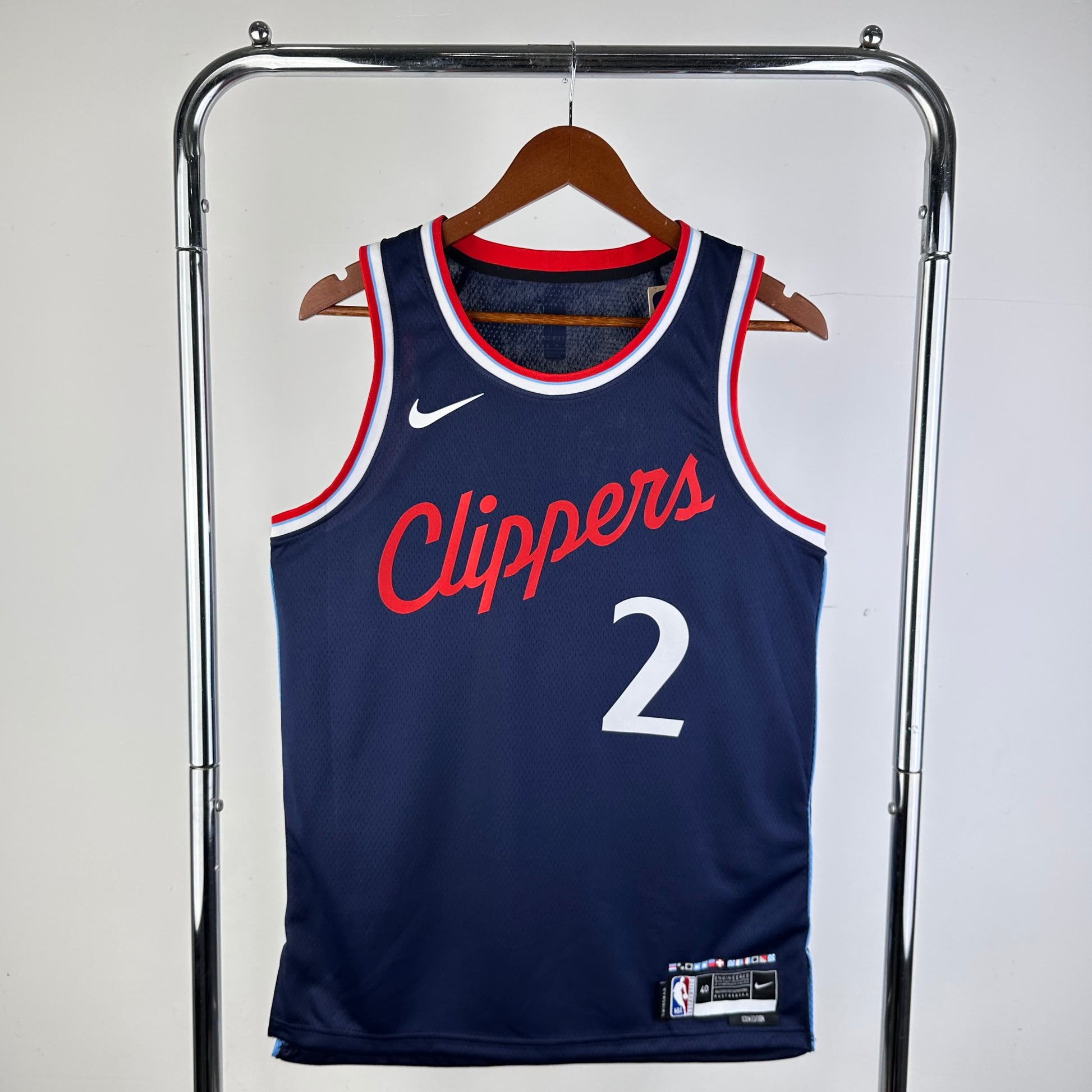 25 Season Clippers away navy 2 # Leonard