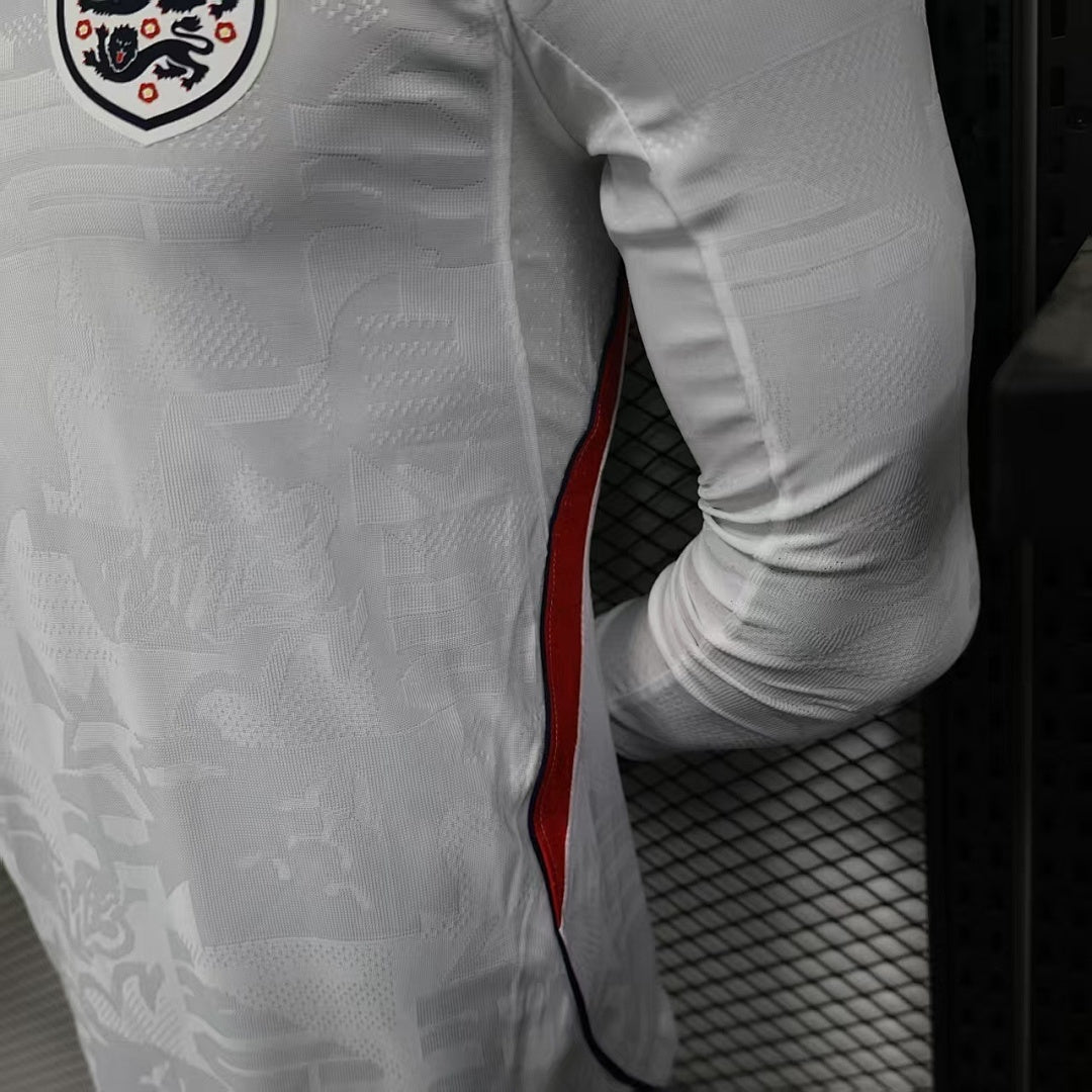 /27 England Home Long Sleeve Player Edition S-3XL5
