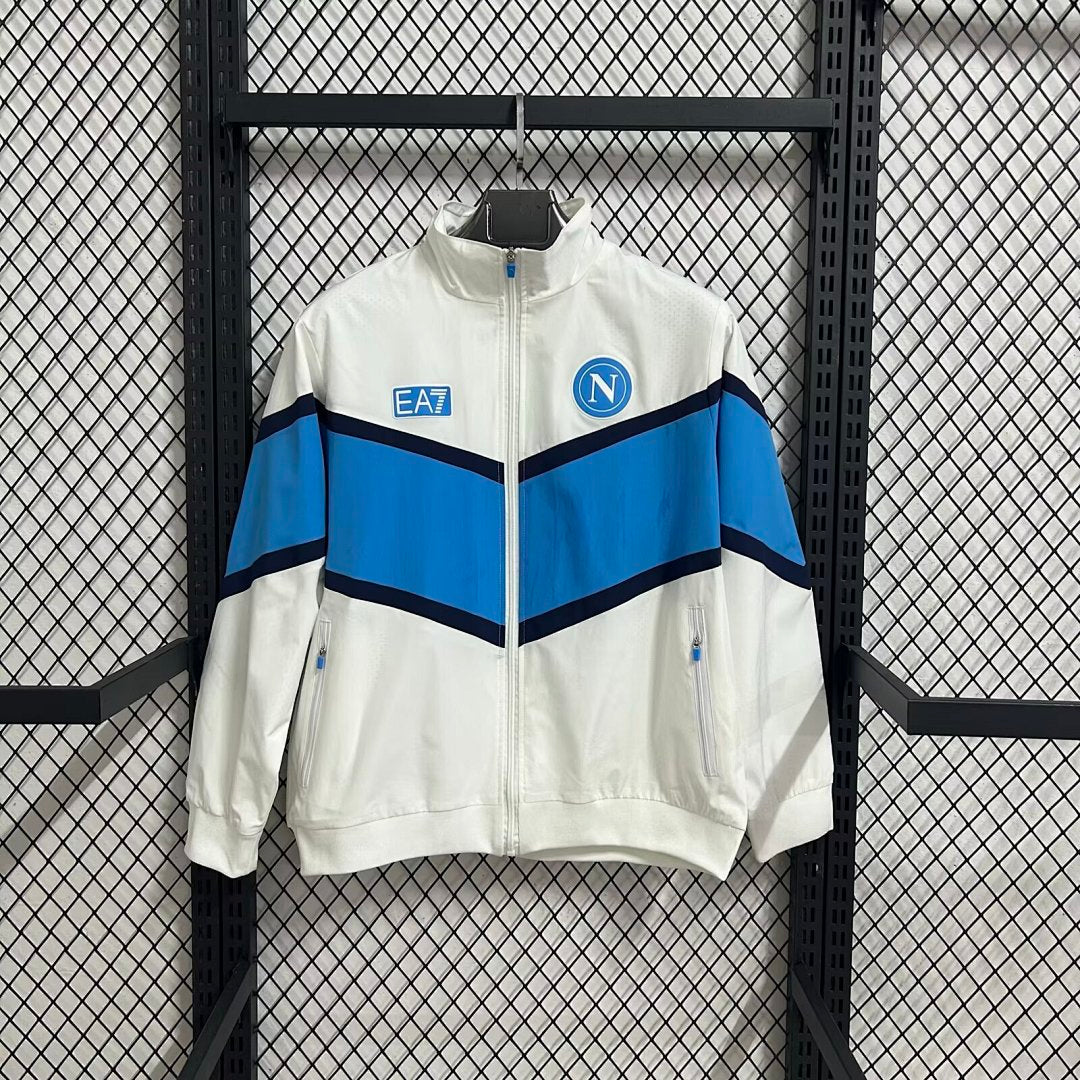 /26 Napoli White Blue Windbreaker S-3XL5