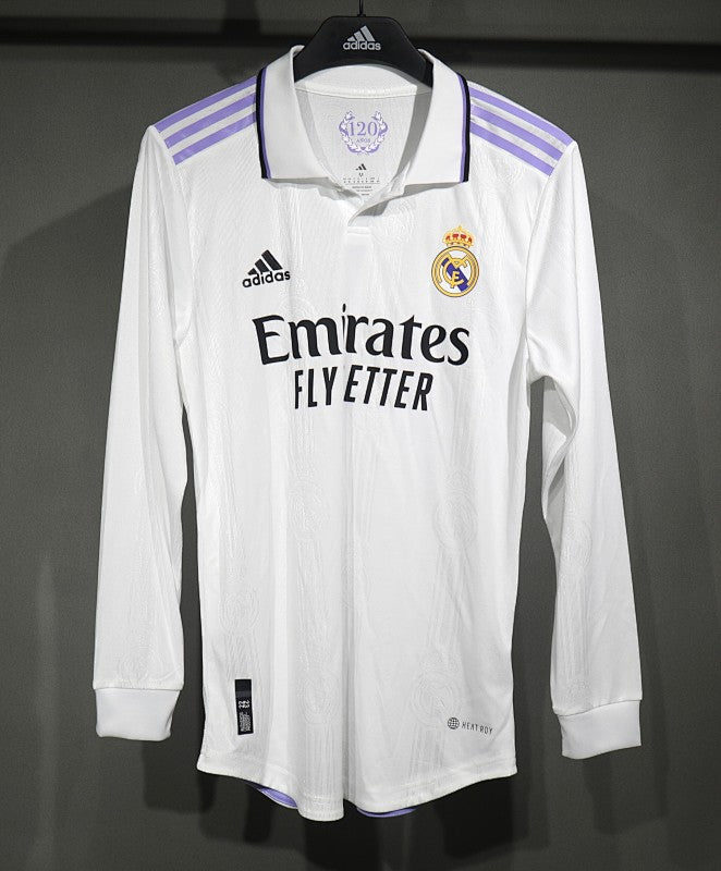 Retro 2022/23 Real Madrid Home Long Sleeve Player Edition S-3XL6