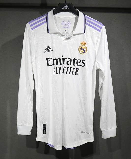 Retro 2022/23 Real Madrid Home Long Sleeve Player Edition S-3XL6