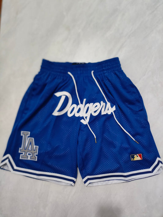 MLB Los Angeles Dodgers Color Blue Pocket Shorts S-XXL