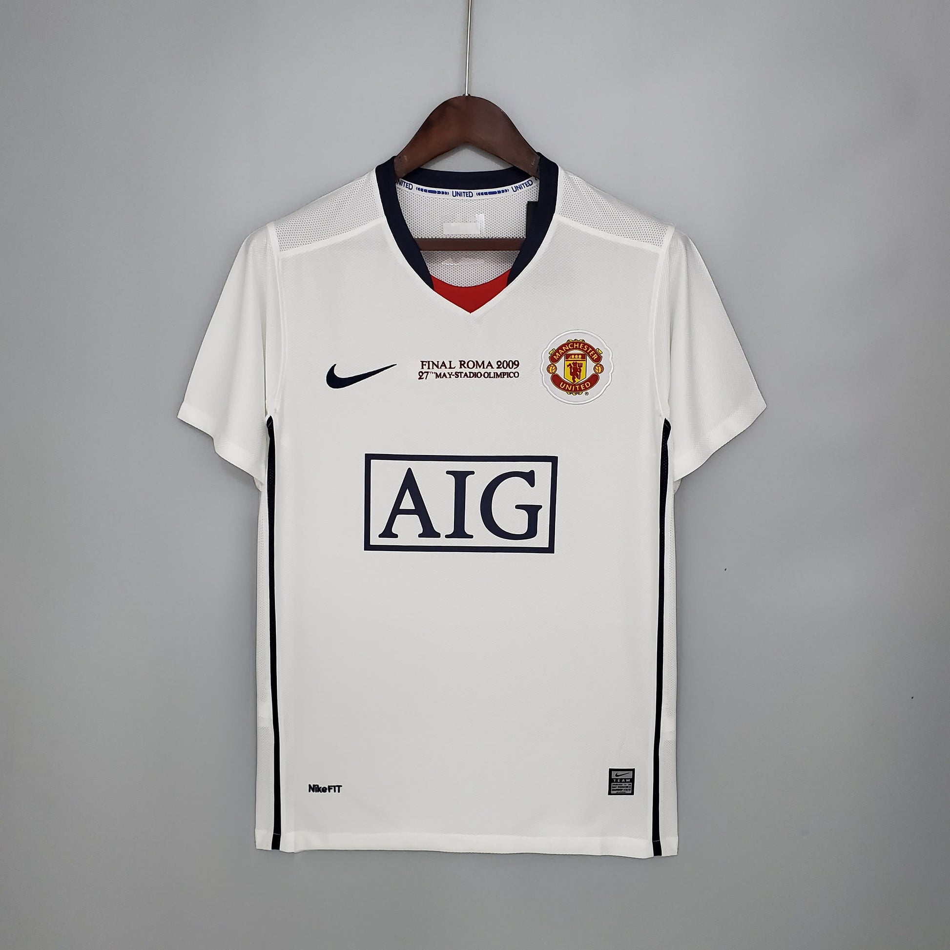 Retro Manchester United 08/09 Champions League away white S-XXL