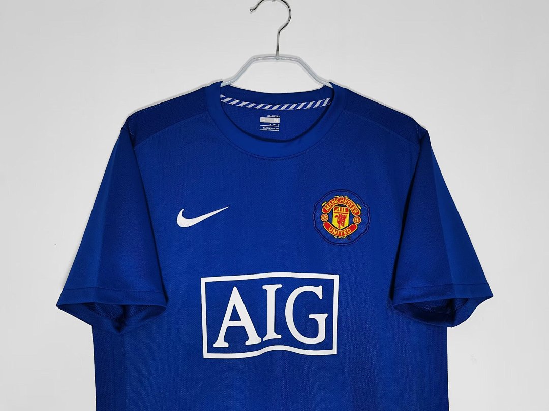 Retro 2008/09 Manchester United Second Away S-XXL6