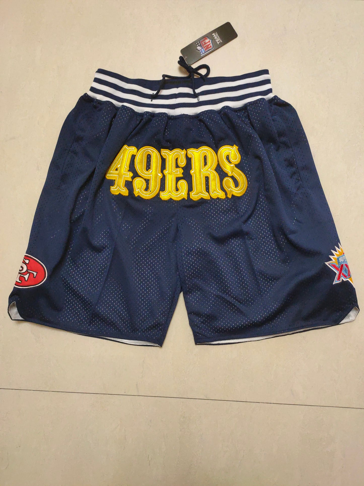NFL 49ers Deep Blue Pocket Shorts