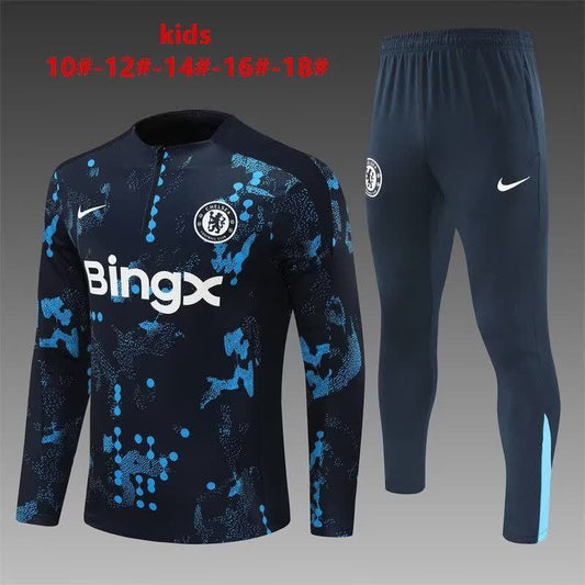 24/25 Kids # Chelsea Royal Blue [Camouflage] Size 10-18