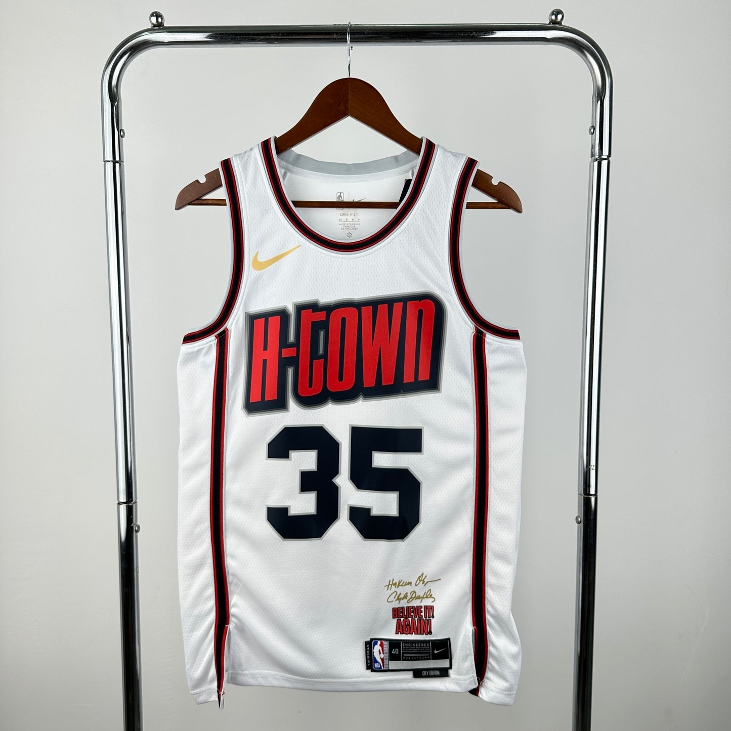 25th season Houston Rockets City Edition 35 # Durant S-XXL