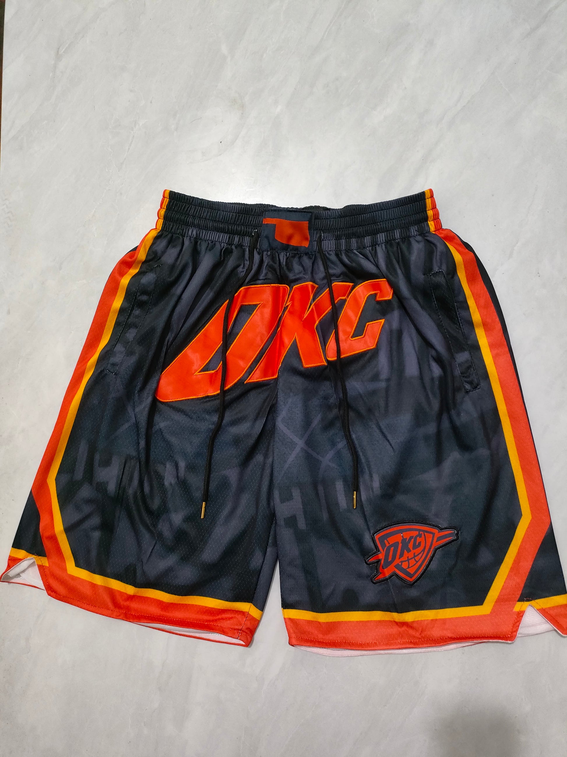 NBA Thunder Season 24 Deep Blue City Pocket Shorts