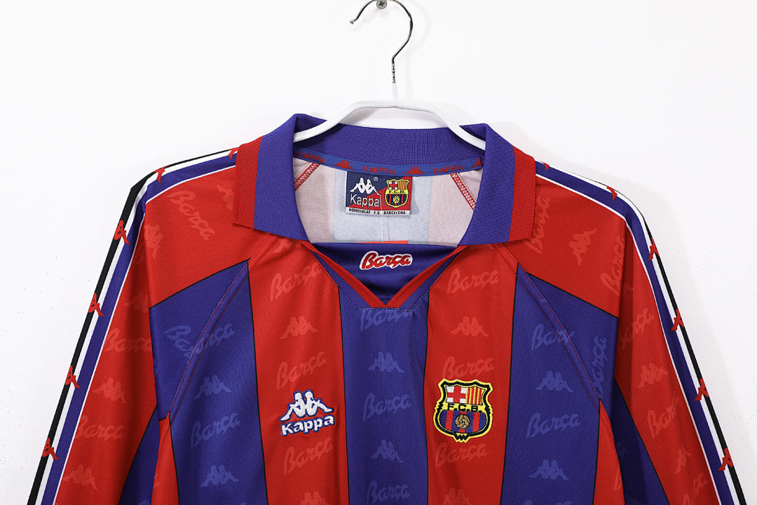 Retro 1995/97 Barcelona home long-sleeved shirt S-XXL6