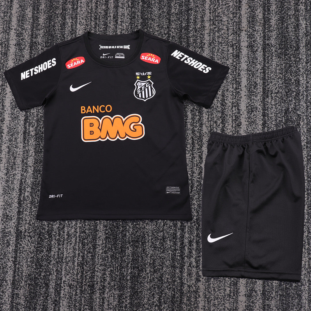 Retro Kids 2012/13 Santos away football shirt&amp;Size16-286
