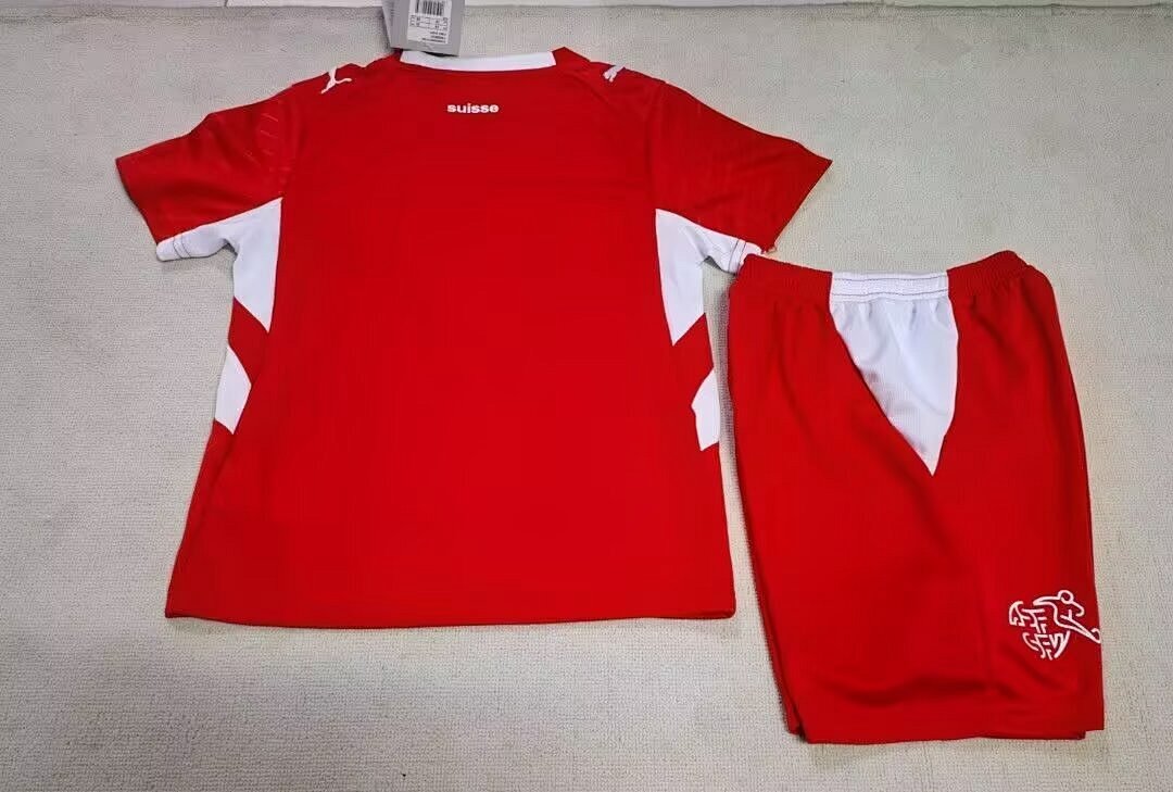 /27 Kids Switzerland home Yupoo Soccer Jerseys&amp;Size 16-305