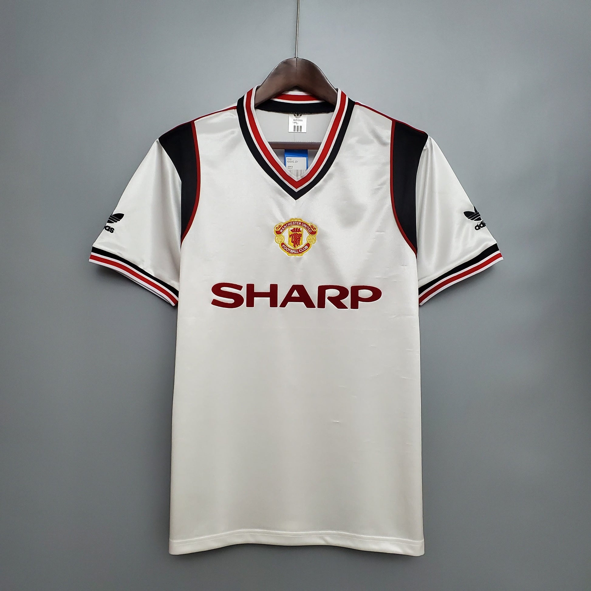 Retro 1985 Manchester United white S-XXL