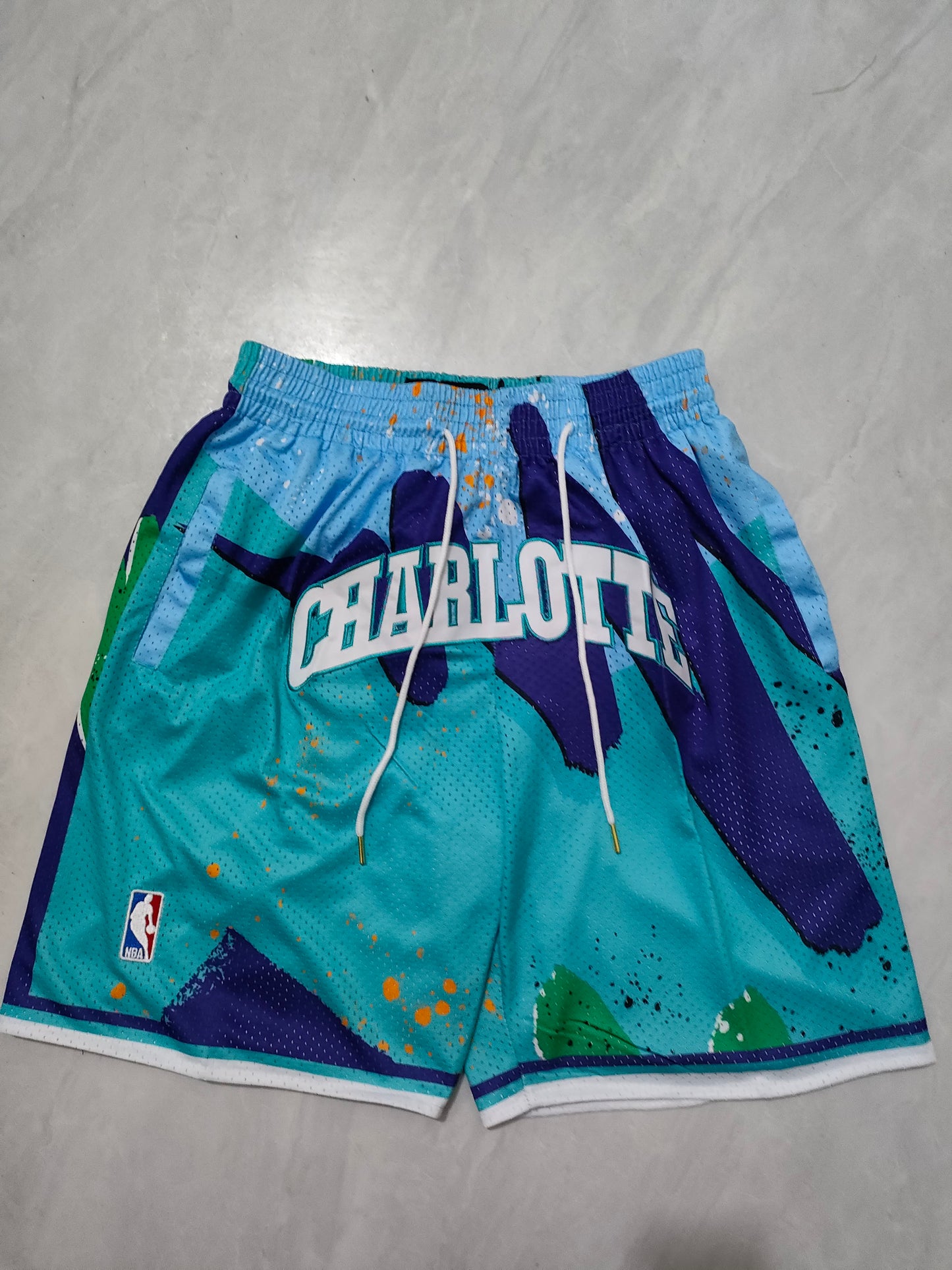 NBA Hornets Blue Swinging Pocket Shorts