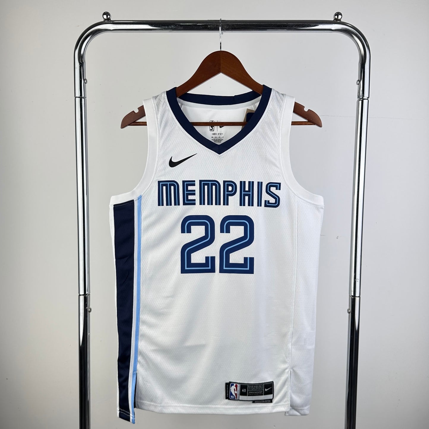 23 Season Grizzlies Home White 22 # Bane