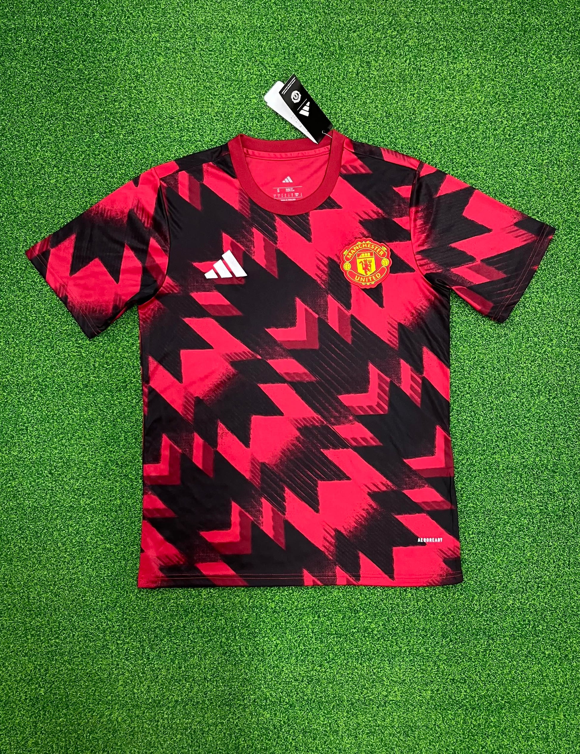 25/26 Manchester United Red and Black Training Suit S-XXL