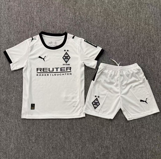 2025/26 Kids Borussia M?nchengladbach Home Yupoo Soccer Jerseys &amp; Sizes 16-28