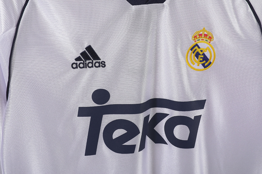 Retro 1998/00 Real Madrid home long-sleeved shirt S-XXL6