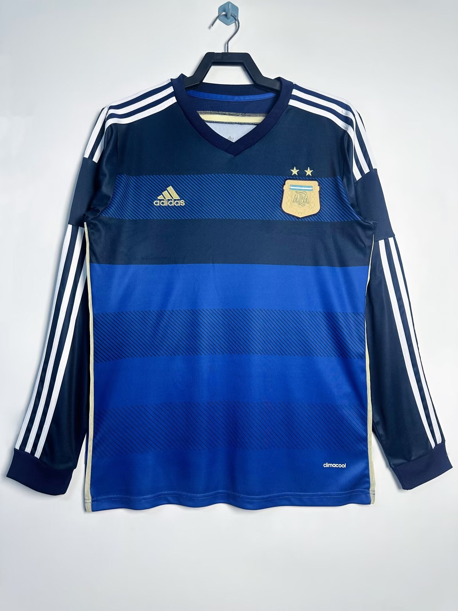 Retro 2014 Argentina away long sleeved S-XXL