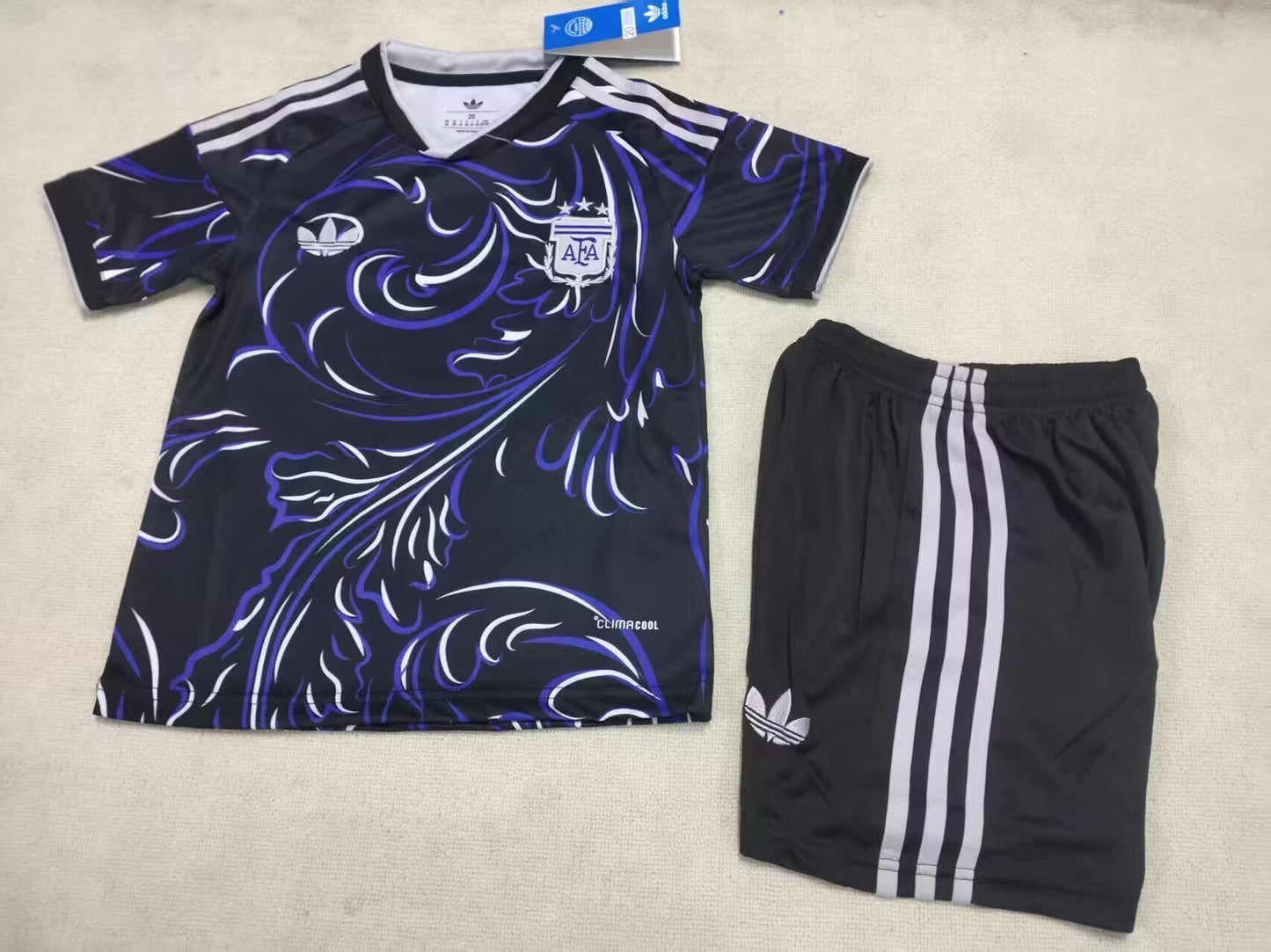 2026/27 Kids Argentina away Soccer Jersey&amp;Size 16-30