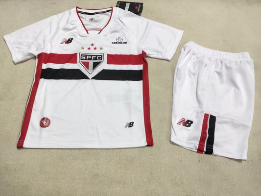 2026/27 Kids São Paulo Home Soccer Jersey &amp; Sizes 16-30