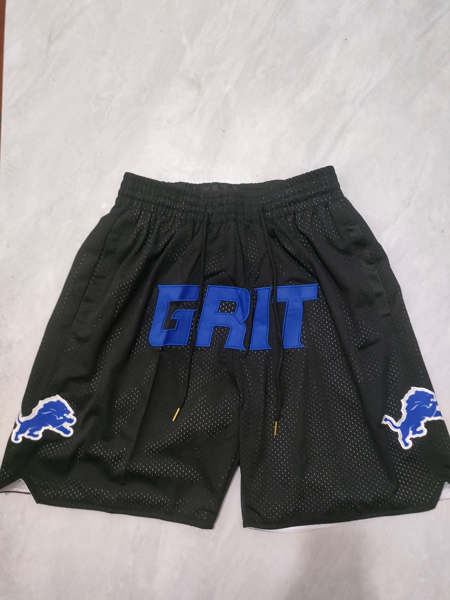 NFL Detroit Lions Black Pocket Shorts S-XXL