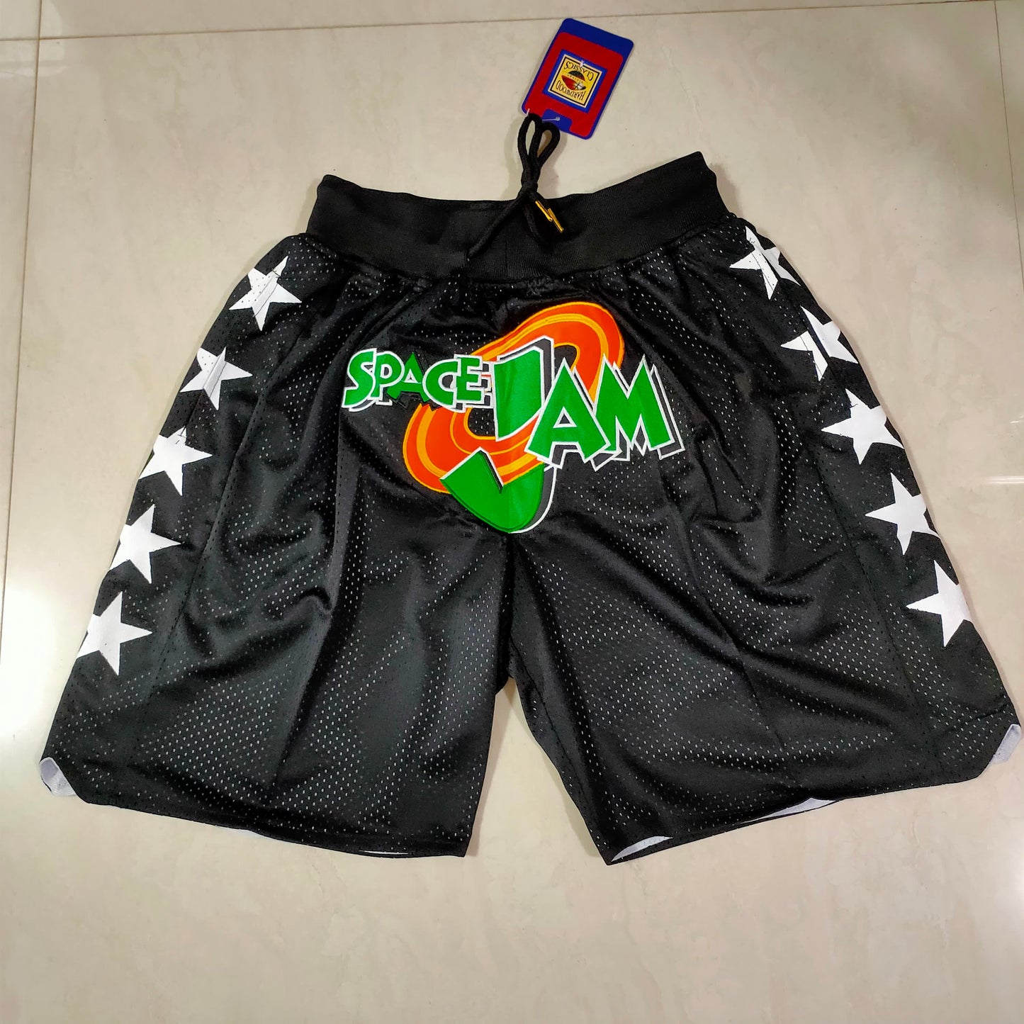 Aliens Black Pocket Shorts