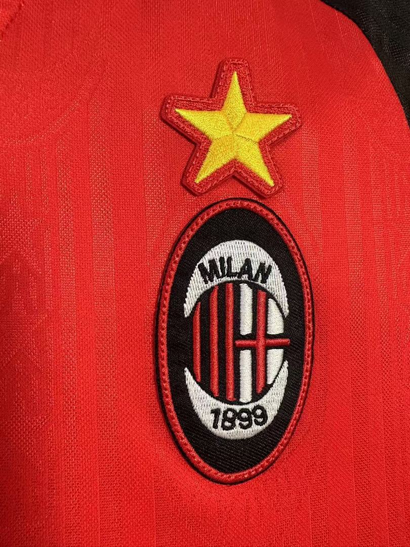 Retro 1997/98 AC Milan Red Special Edition S-XXL6