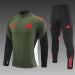 /26 Bayern Green Half Pull Training Suit (Adults&amp;Kids)8