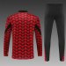 /26 Feyenoord Red Black Half Pull Training Suit S-XXL7