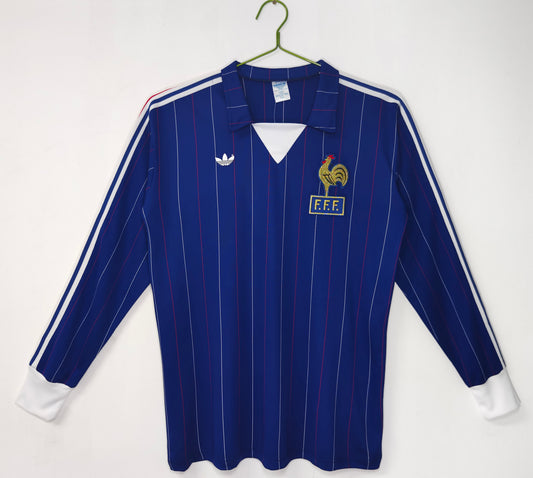 1980/82 France home long sleeved Retro football jersey S-XXL