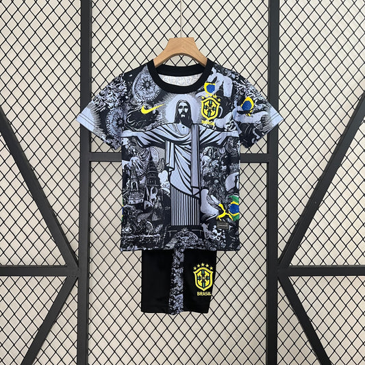 24/25 Kids Brazil Jesus Special Edition Size: 16-28