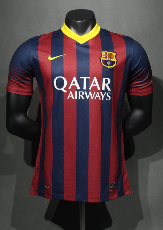 Retro 2013/14 Barcelona Home Player Edition S-3XL