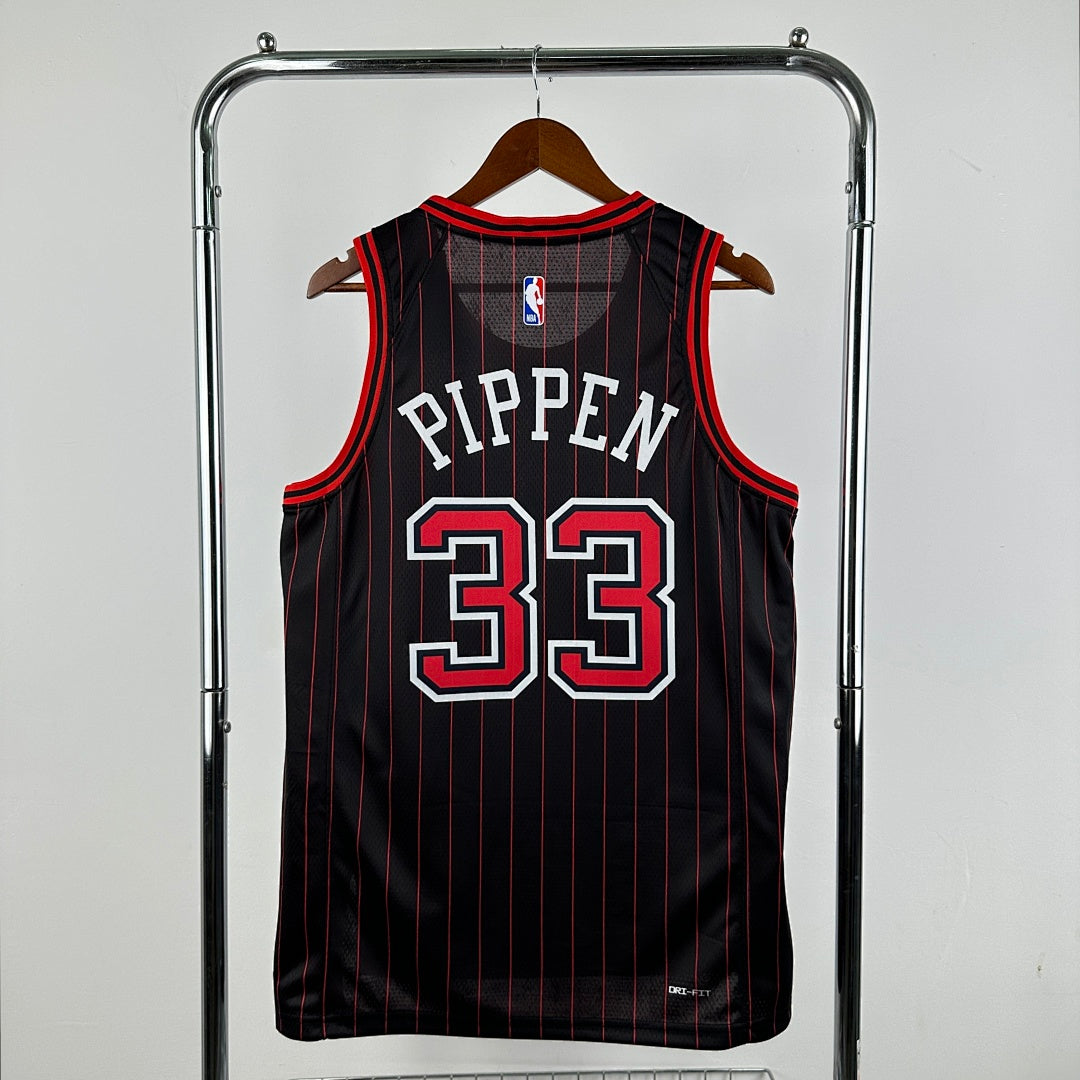 Season Chicago Bulls Flyers Limited Edition 33 # Pippen NBA jersey S-XXL4