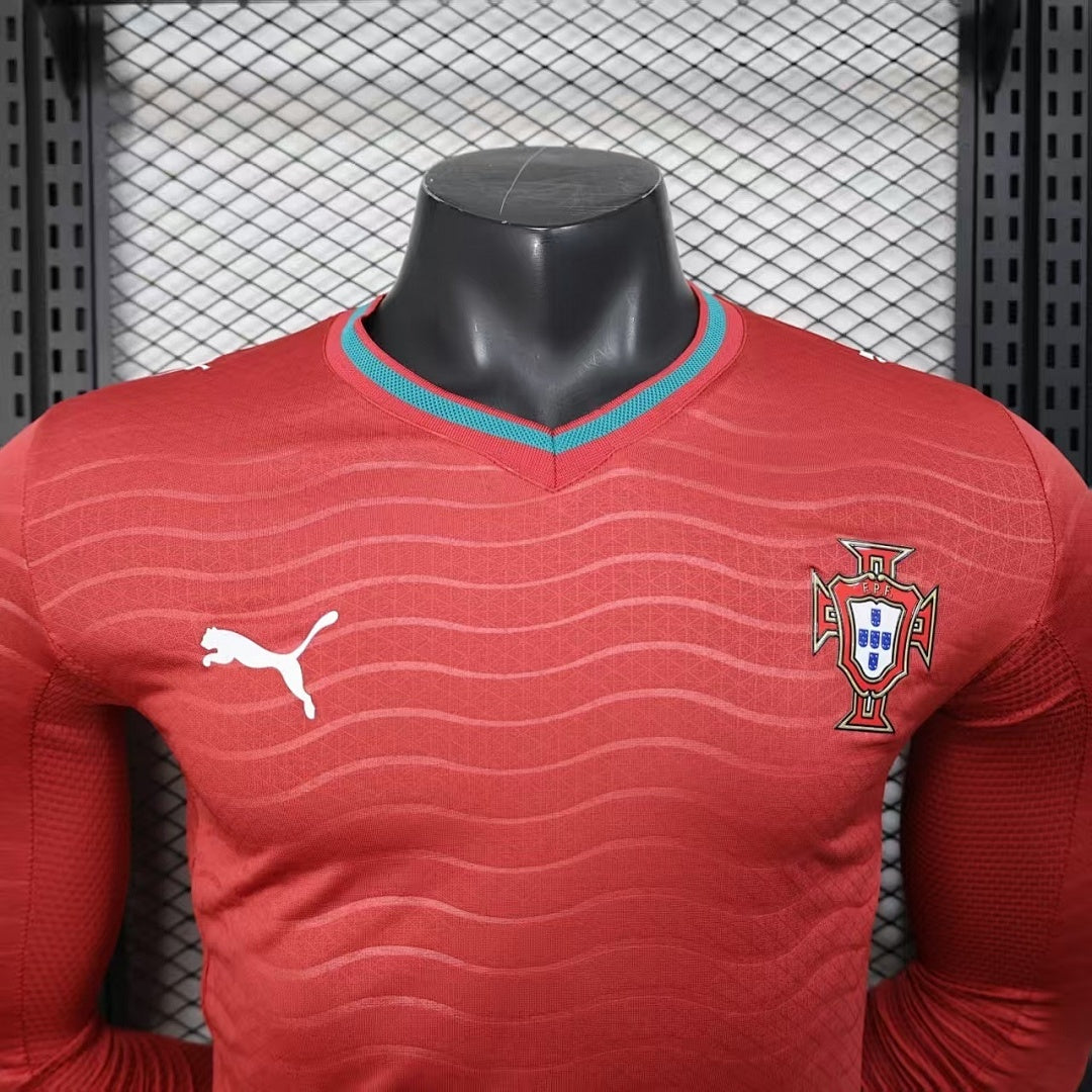 /27 Portugal home long sleeved Player Edition S-3XL5