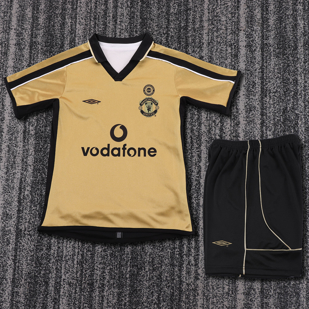 Retro Kids 2001/02 Manchester United Double sided Centenary Edition&amp;Size16-288