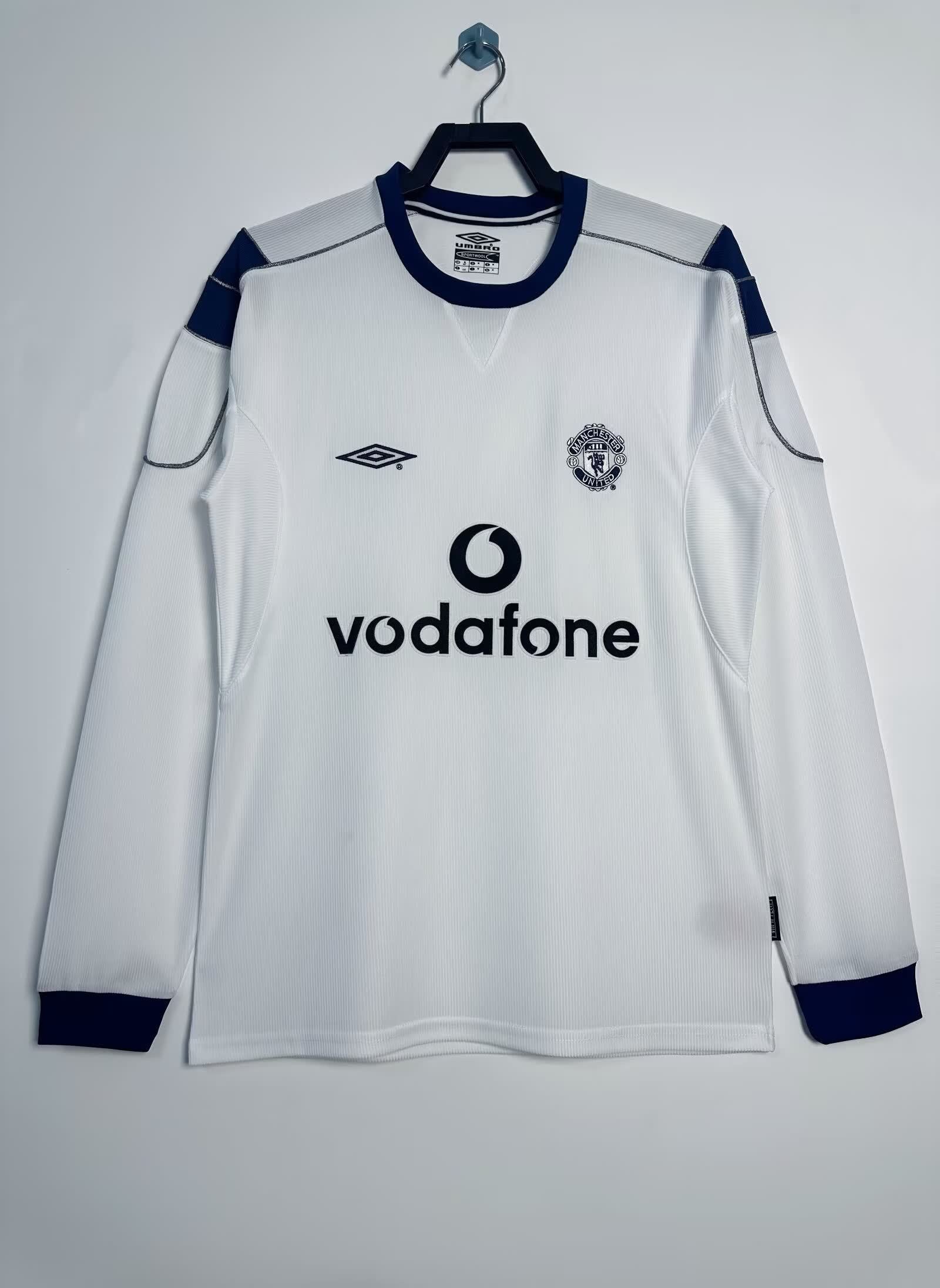 Retro 2000/01 Manchester United away long sleeved S-XXL