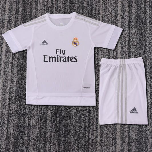 Retro Kids 15/16 Real Madrid Home Size16-28