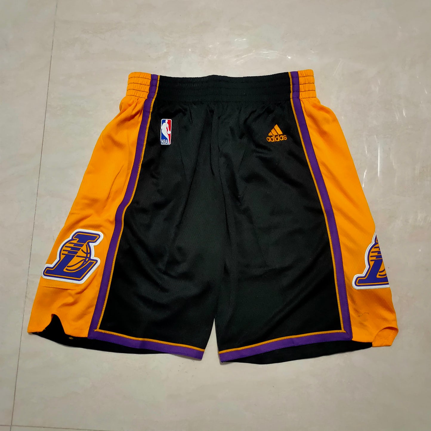 Lakers Black Adidas Shorts