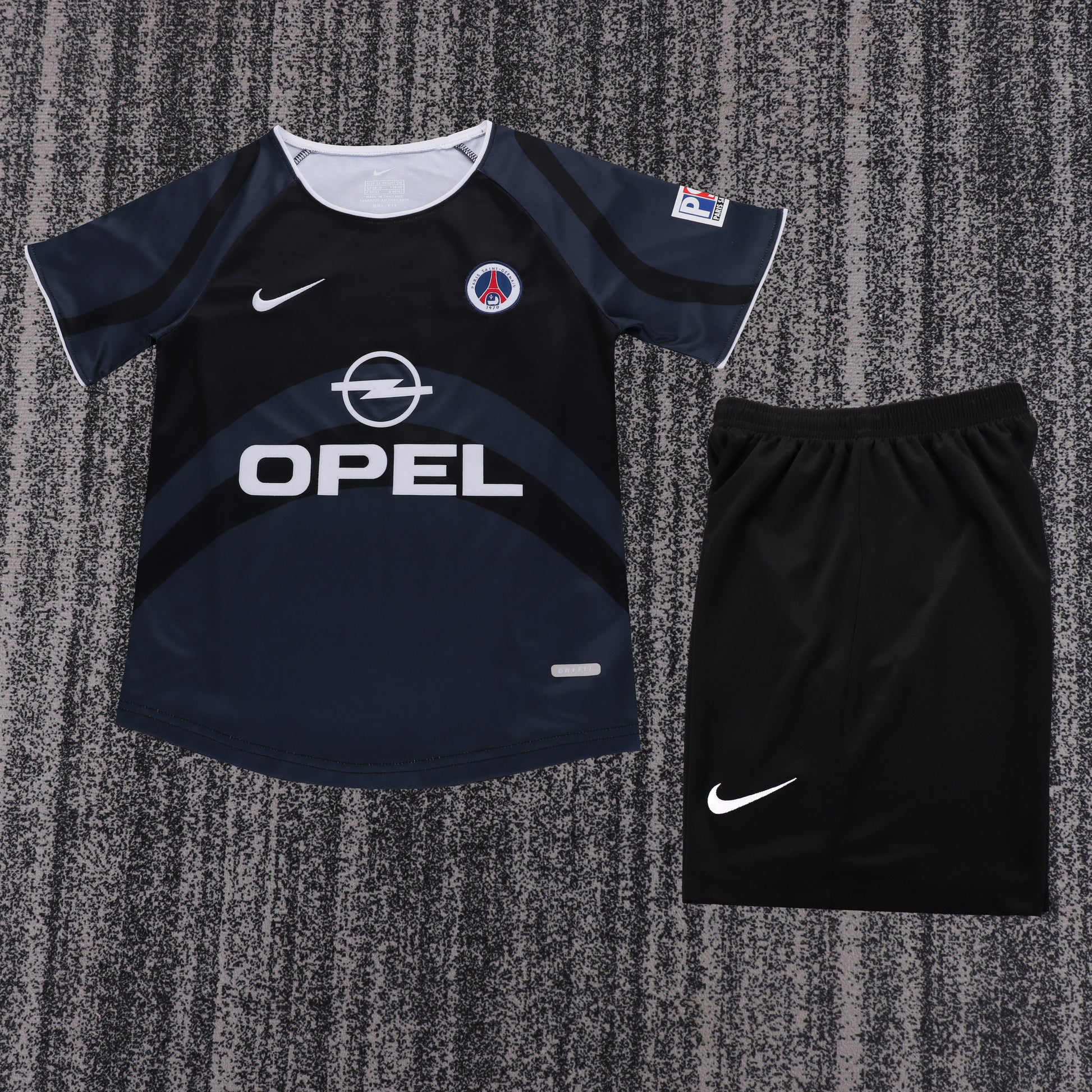 Retro Kids 2001/02 PSG Second away Football Shirt&amp;Size16-28
