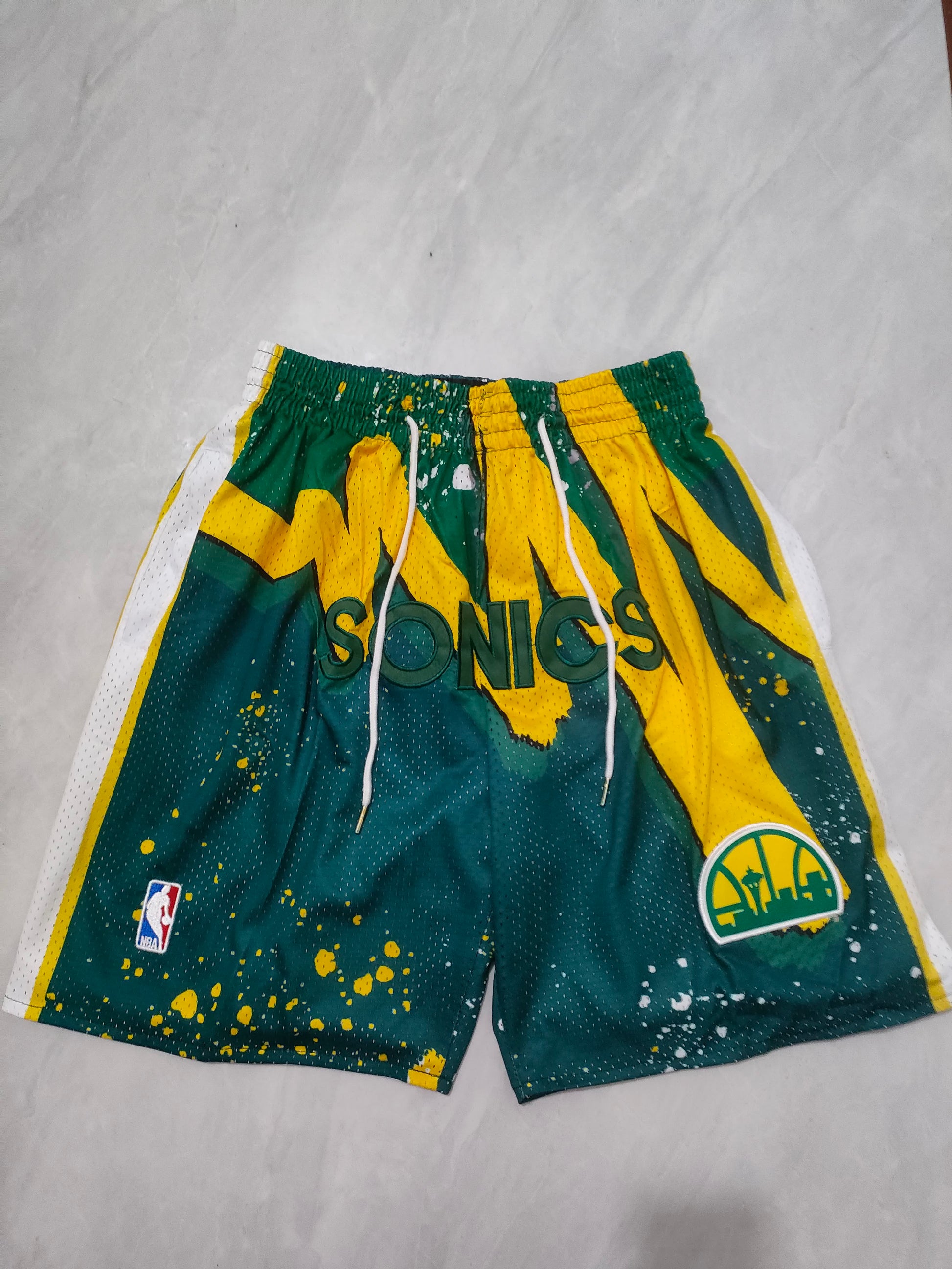NBA SuperSonics Green Swinging Shorts